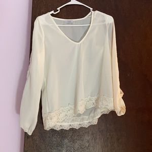 Cream Blouse